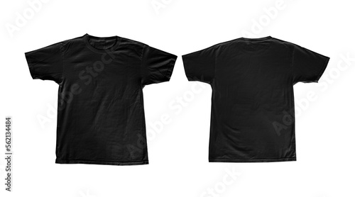T-shirt mockup, black dress, body cloth, unisex textile