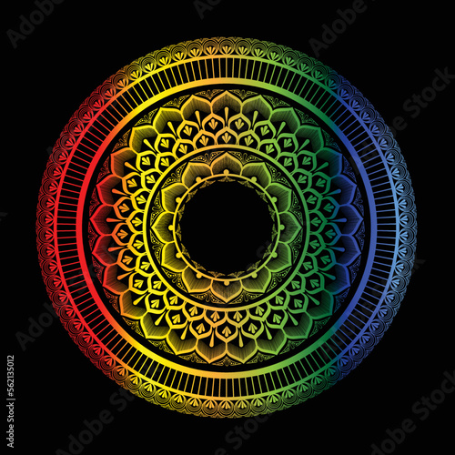 Flower Rainbow Color page for Adult