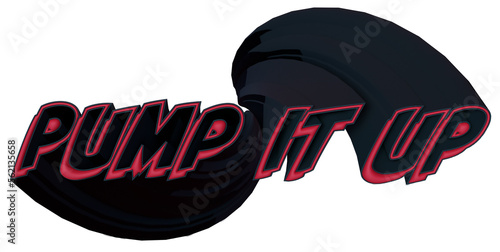 3d RENDER_ICON_PUMP_IT_UP_PNG_TRANSPARENT photo