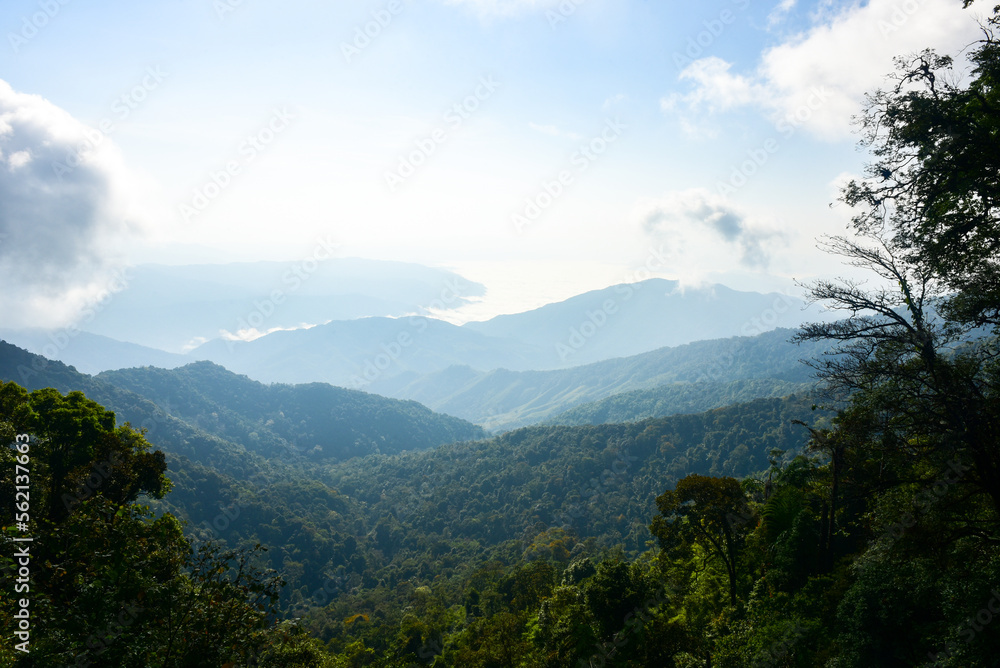 Nan Thailand December 26 2022 viewpoint at Doi Phu Kha Viewpoint on 1715 road ,cool mountain,street market,otop market. Nan Thailand December 26 2022 viewpoint at Doi Phu Kha Viewpoint on 1715 road ,cool mountain,street market,otop market.