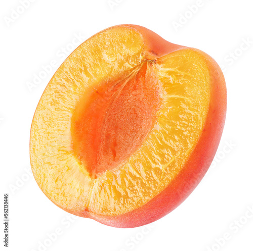 Fresh apricot half