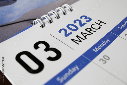 The 03 March and days of the year 2023 on calendar