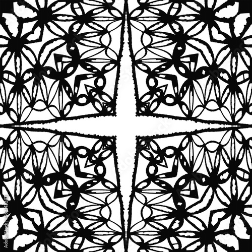 Black Celtic vector, pattern design