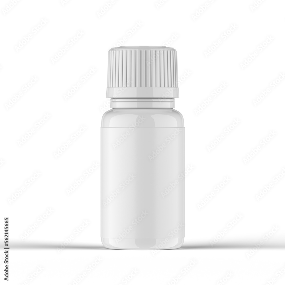 Glossy Pills Bottle 3d Rendering Glossy Pills Bottle 3d Rendering
