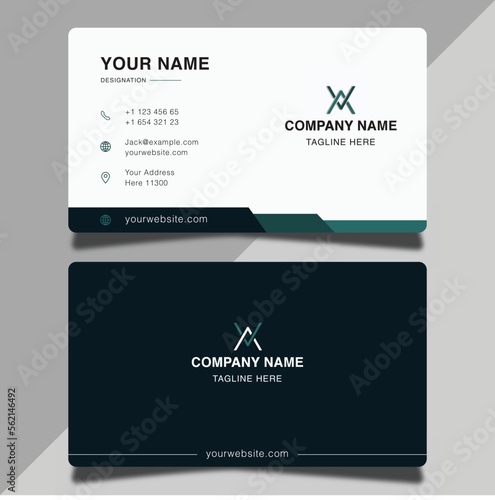 business card template, creative design