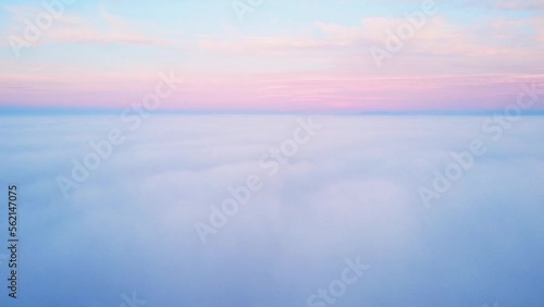 Wallpaper Mural Amazing view over clouds at sunset Torontodigital.ca