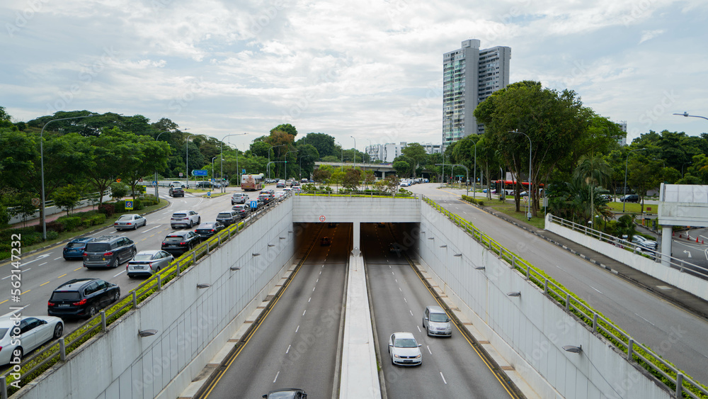 Obraz premium traffic in the city