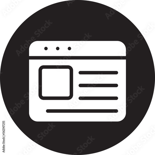 news feed glyph icon