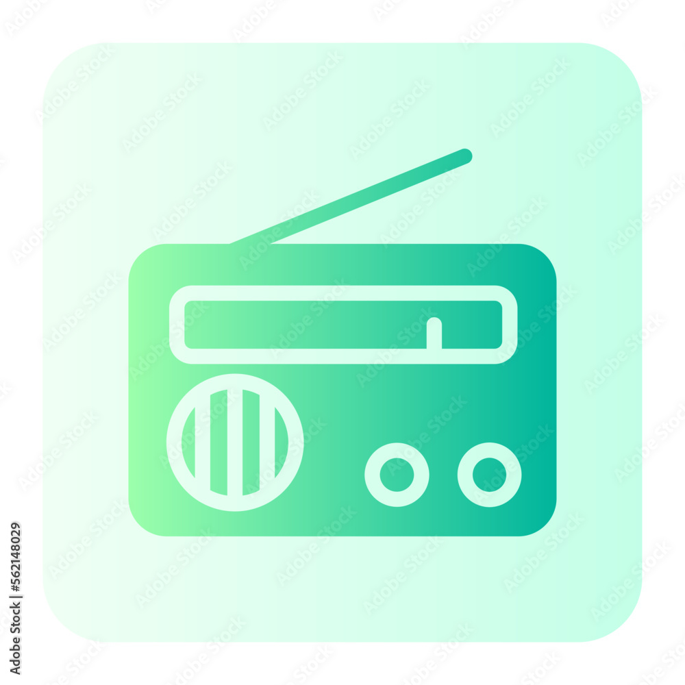 radio gradient icon radio gradient icon