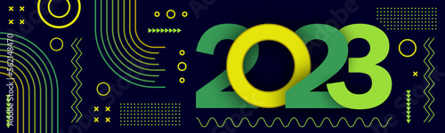 Beautiful design, new memories of the year 2023 new creation