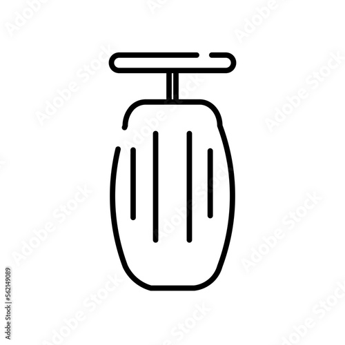 pedal line icon