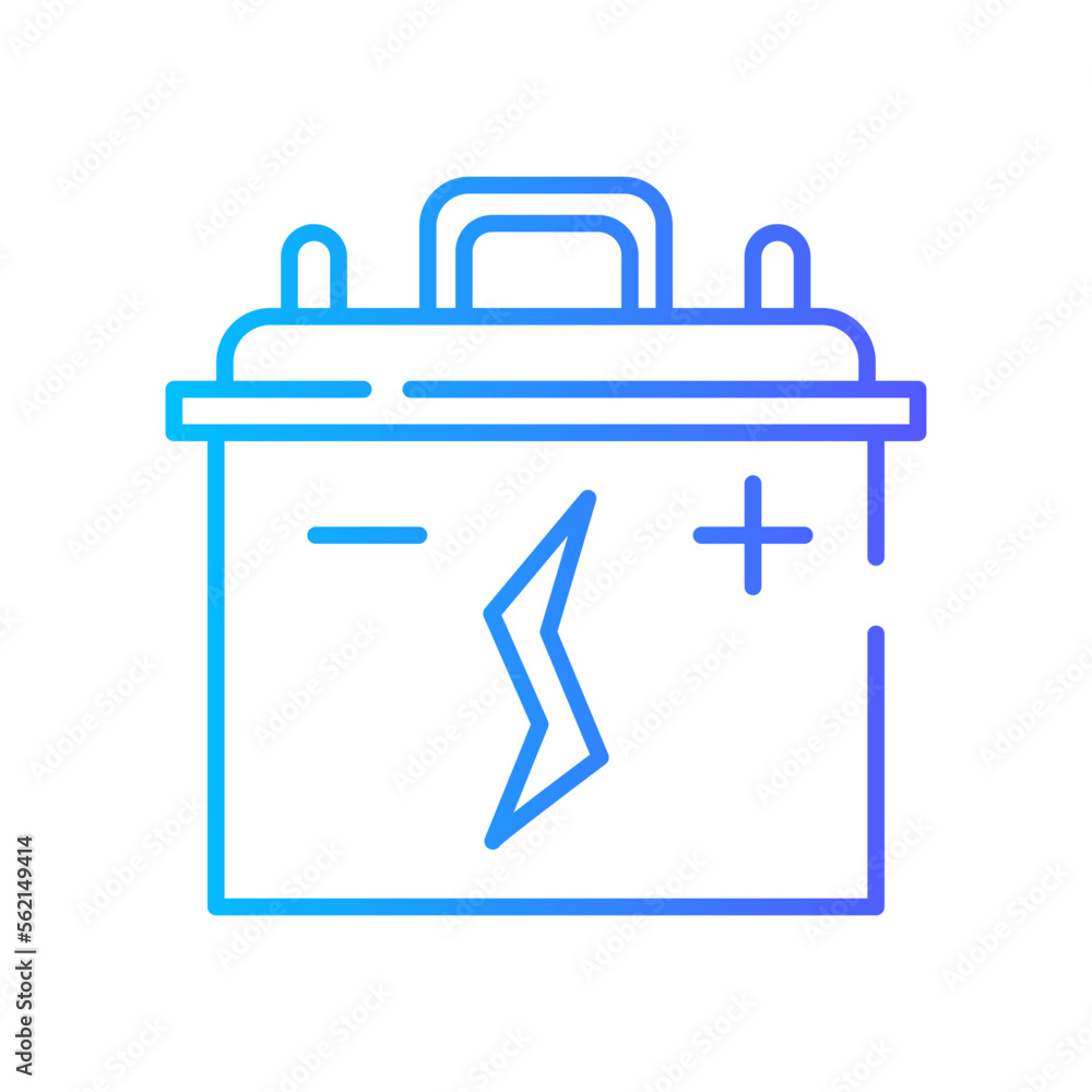 accumulator gradient icon accumulator gradient icon