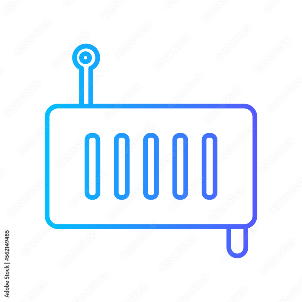 radiator gradient icon radiator gradient icon