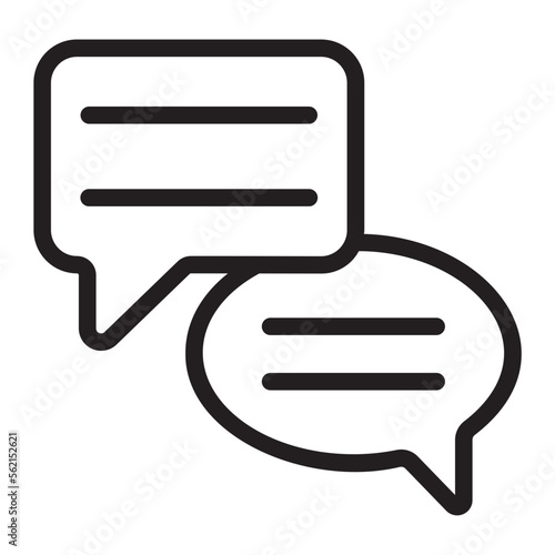 dialog line icon