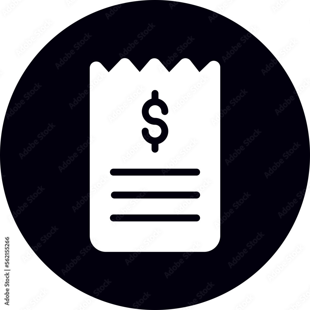 invoice glyph icon invoice glyph icon