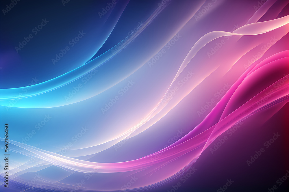 Bright Pink, Purple, and Blue Swoosh Ambient Blur Background 2 Generative AI  Stock Illustration | Adobe Stock