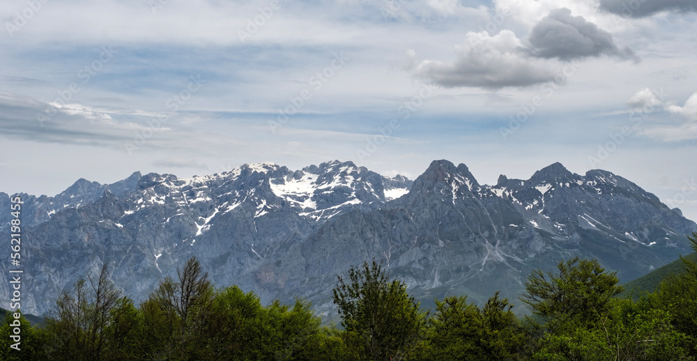 Urrieles massif in Picos de Europa, Spain