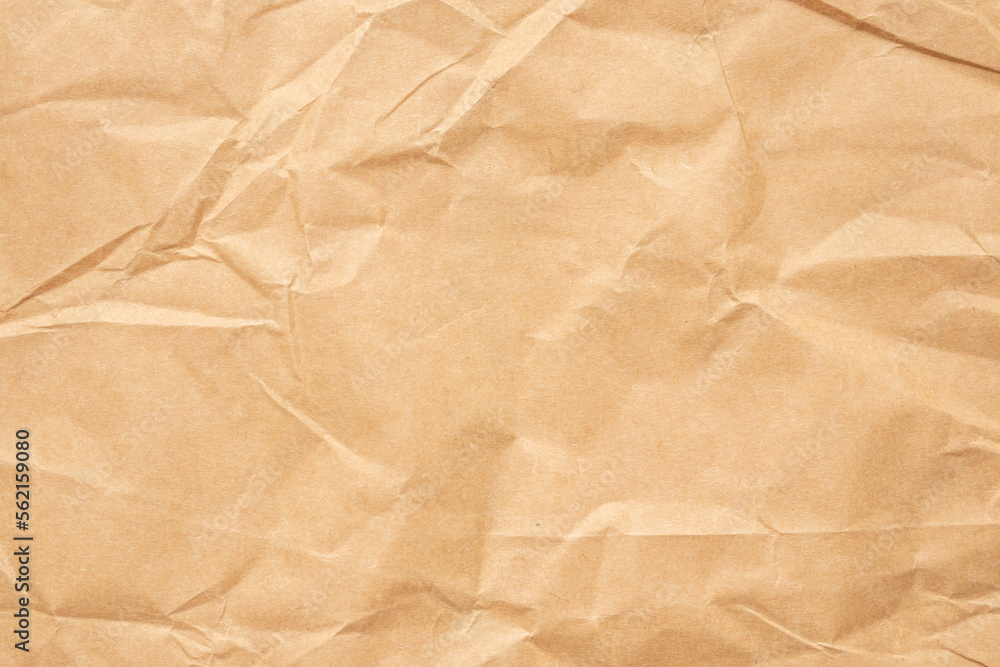 Abstract brown crumpled creased recycle paper texture background Abstract brown crumpled creased recycle paper texture background
