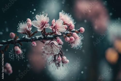 Kirschblütenzweig, Sakura - ai generiert