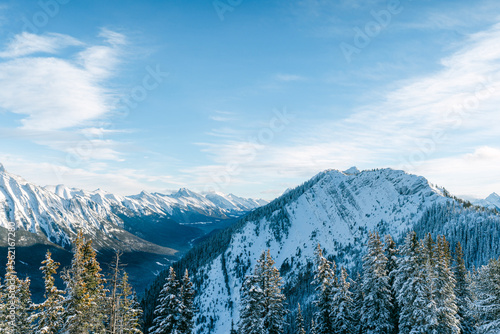 Canadian winter, Alberta, Banff