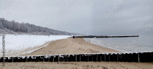 Winter Baltic sea photo