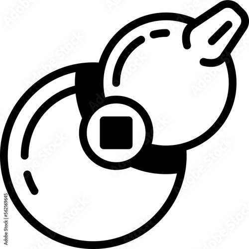 calabash solid line icon