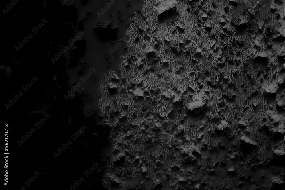 A close up of a black surface - Generative AI A close up of a black surface - Generative AI