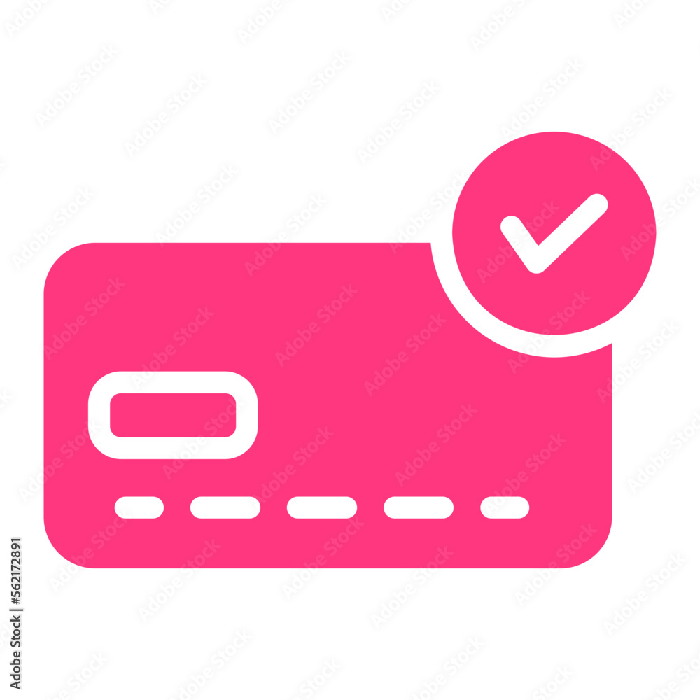credit card payment gradient icon