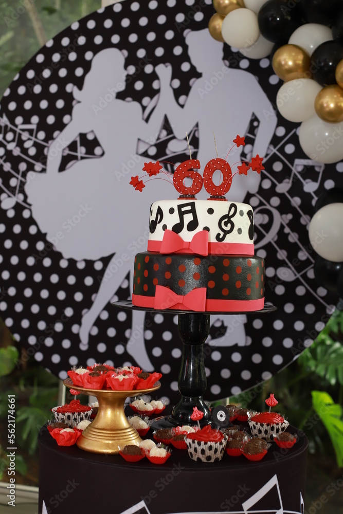 Naklejka premium 60 anos
