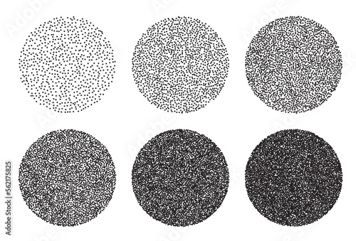 Dot Halftone Round Circle Gradient, Half Tone Texture