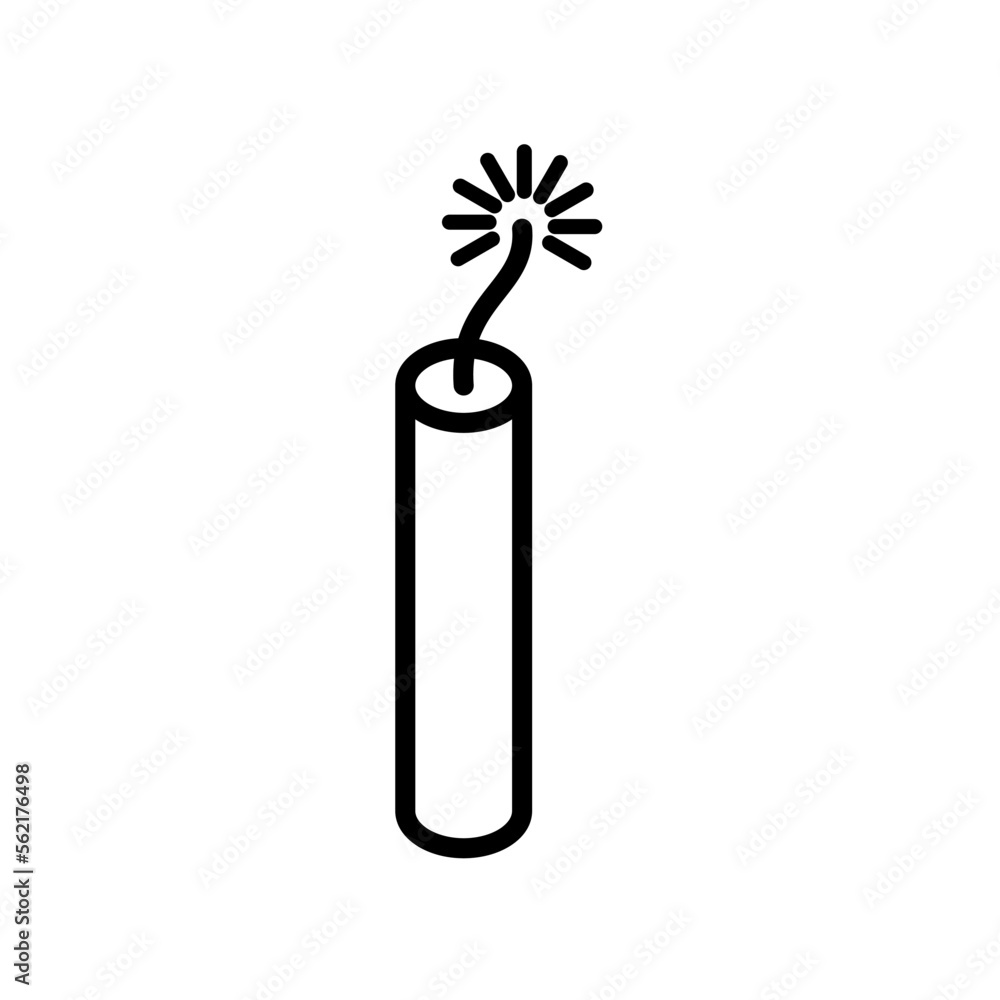 Dynamite icon vector logo design template Dynamite icon vector logo design template