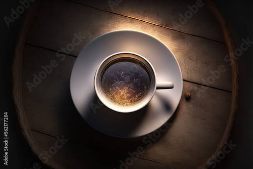 A beautiful white Coffee Cup background