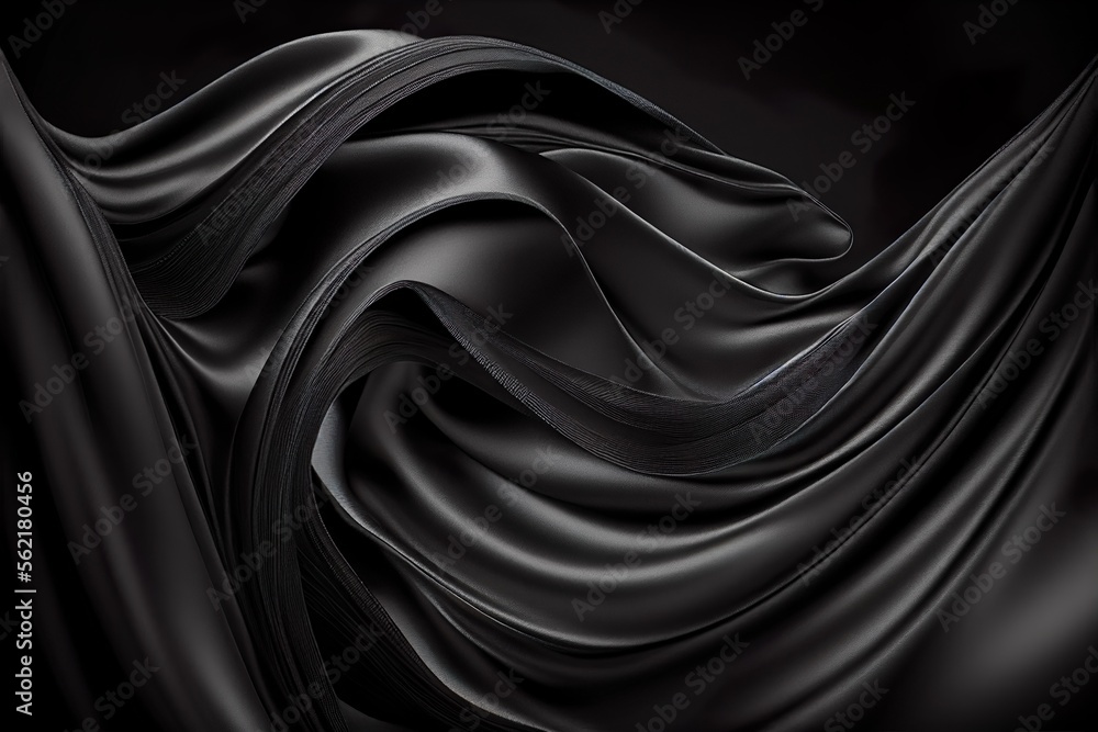 Obraz premium black silk background