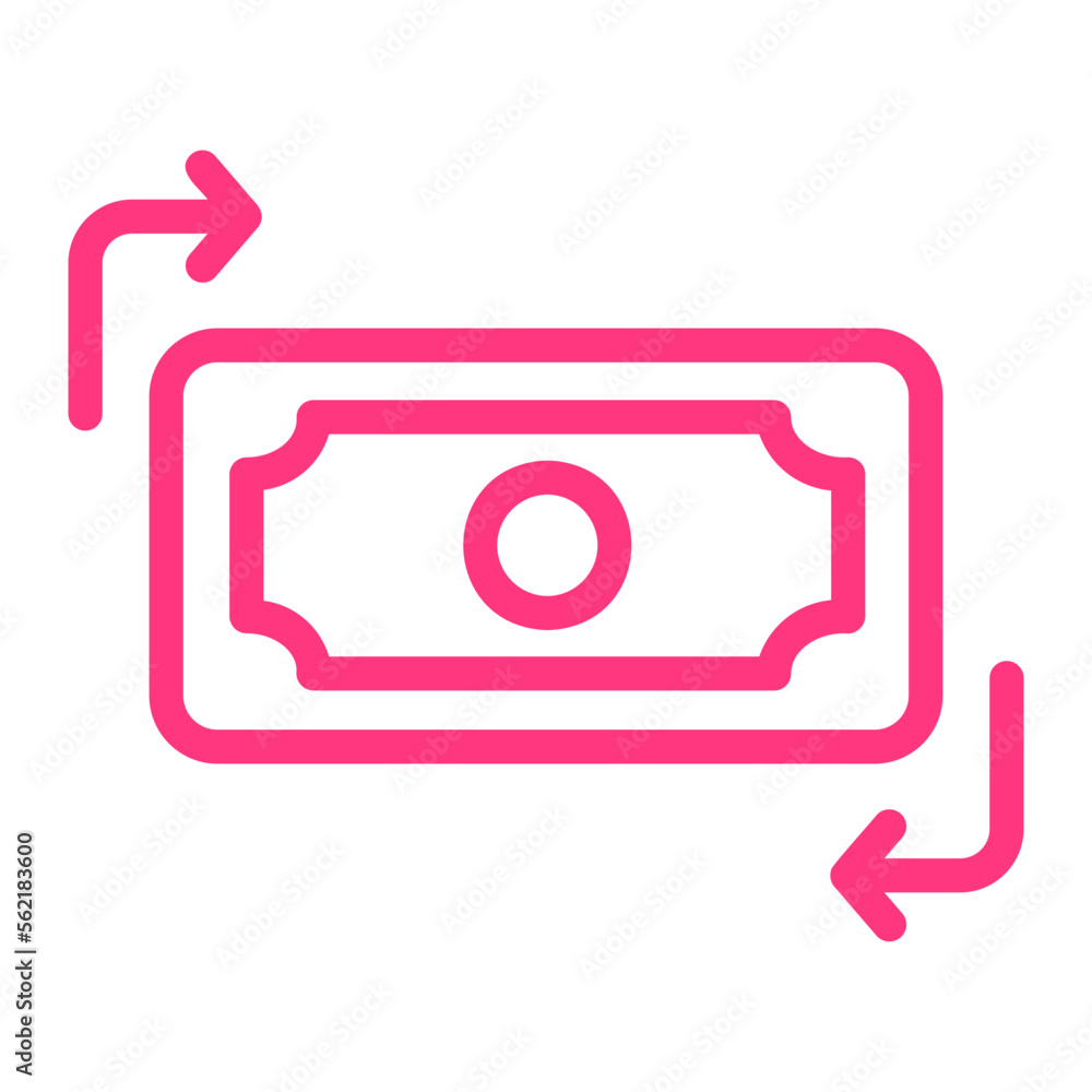 money exchange gradient icon money exchange gradient icon
