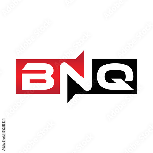 Wallpaper Mural BNQ Monogram Initial Letters Logo Design Torontodigital.ca