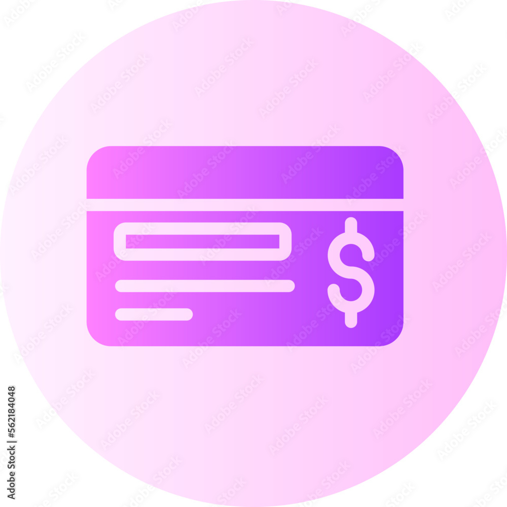 cheque gradient icon cheque gradient icon