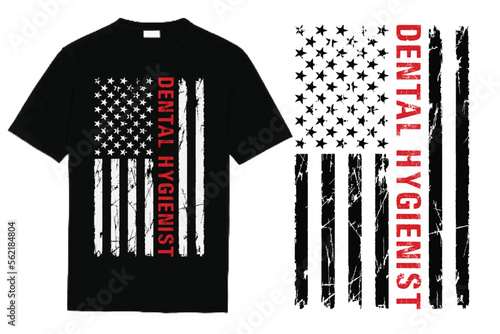 Dental Hygienist 4th Of July Design