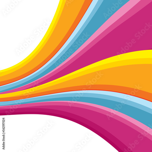 colorful lines and stripes, wave, element for design
