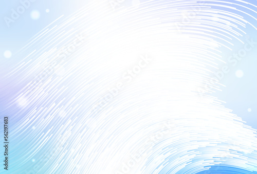 Light Pink, Blue vector background with bent lines.