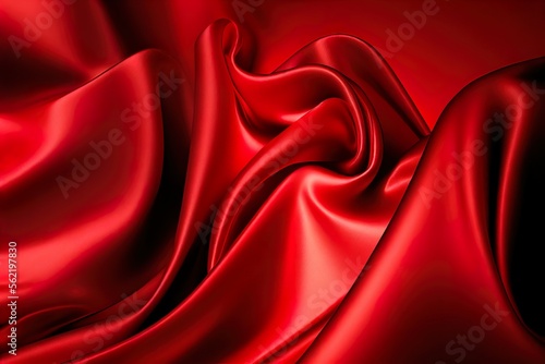 red silk background