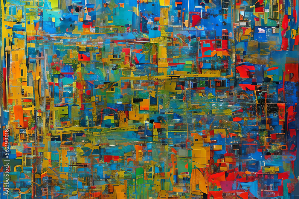 Abstract on Canvas - Mixed Styles