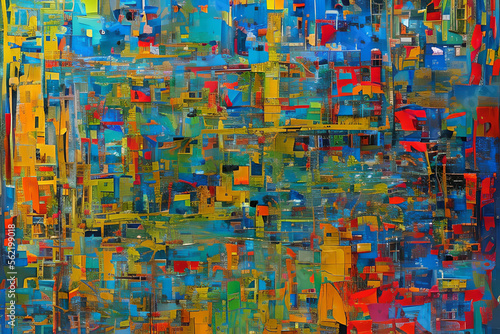 Abstract on Canvas - Mixed Styles