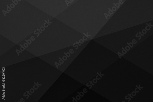 Black white abstract modern background for design. Geometric shape. Squares, triangles, lines, faces. Gradient. Dark grey. Matte. Minimal. Template. © Наталья Босяк