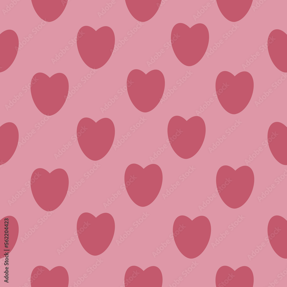 vector pink heart seamless pattern vector pink heart seamless pattern