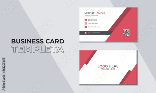 Modern Business Card, Business Card Template, Business Card, Business Card Design, Creative   Business Card Design, Double-sided creative business card template.