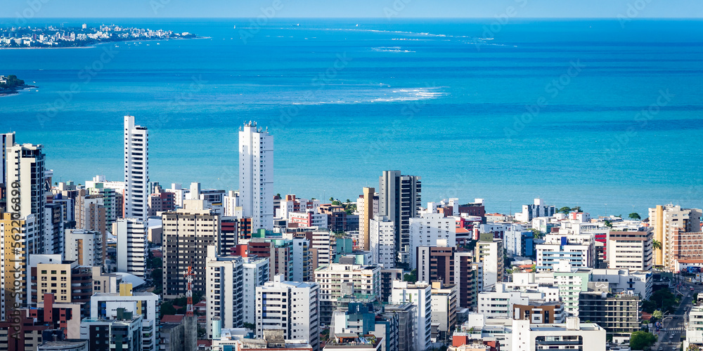 Cities of Brazil - Skyline of João Pessoa, Paraíba state's capital. Stock  Photo