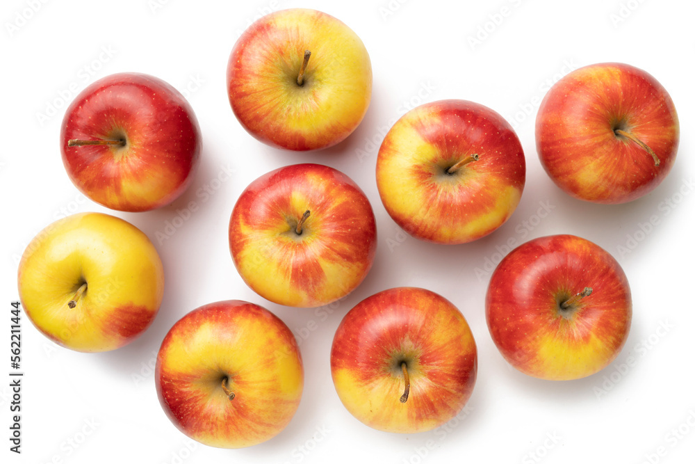 ripe apples closeup isolated on white background ripe apples closeup isolated on white background