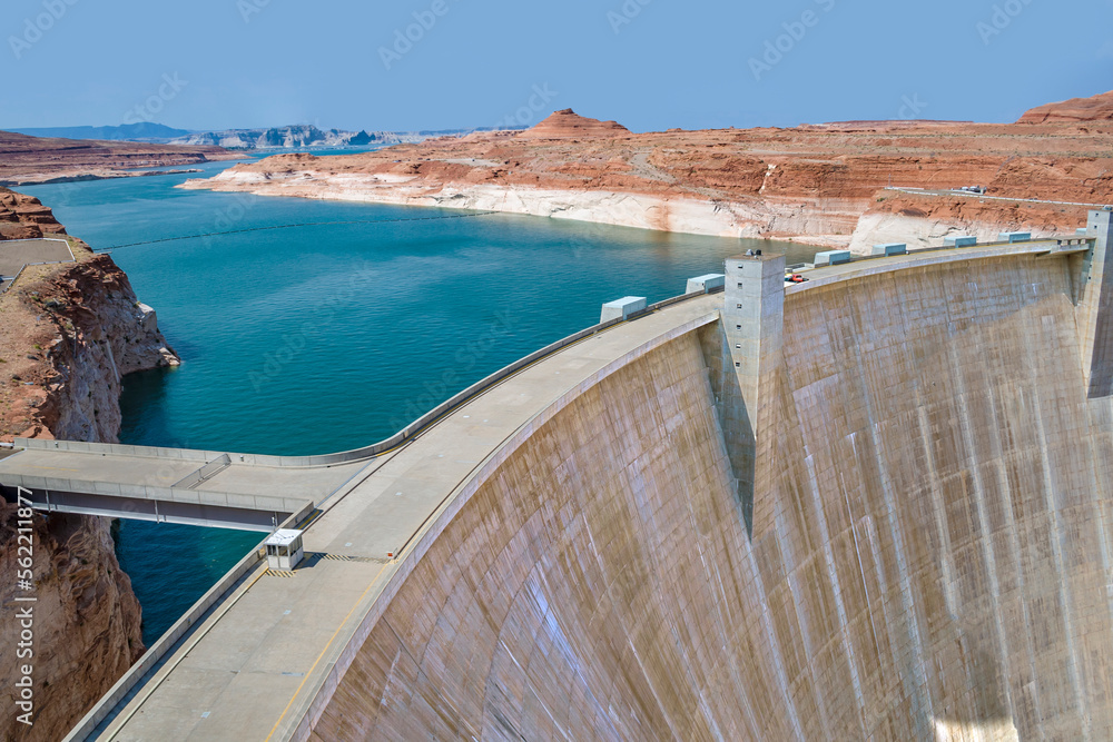 Fototapeta premium Glen Canyon Dam, Page, Arizona, USA