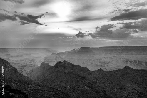 spectacular sunset at Grand canyon