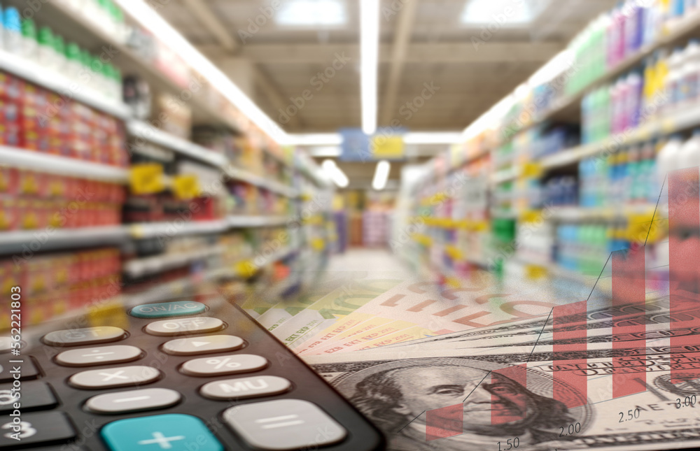 custom made wallpaper toronto digitalsupermarket blur aisle and statistics graph